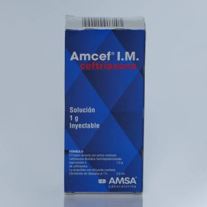 Amcef I.M. (Ceftriaxona 1 g / 3.5 mL)