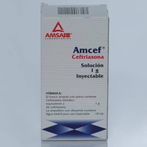 Amcef (Ceftriaxona 1 g / 10 mL)