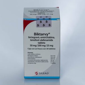 Bictarvy (Bictegravir / Emtricitabina / Tenofovir Alafenamida 50 mg / 200 mg / 25 mg)