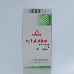 Cefalotina 1 g / 5 mL
