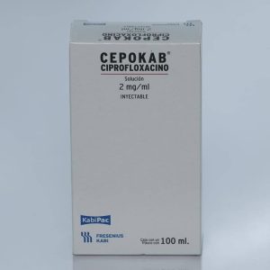 Cepokab (Ciprofloxacino 2 mg / mL)