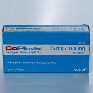 Coplavix (Clopidogrel / Ácido Acetilsalicílico 75 mg / 100 mg)