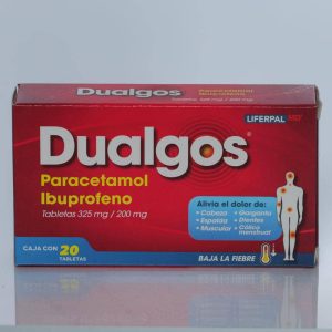 Dualgos (Paracetamol / Ibuprofeno 325 mg / 200 mg)