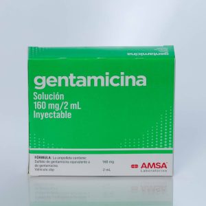 Gentamicina 160 mg / 2 mL