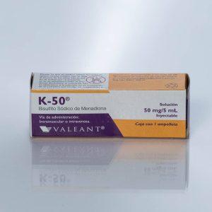 K-50 (Bisulfito Sódico de Menadiona 50 mg / 5 mL)